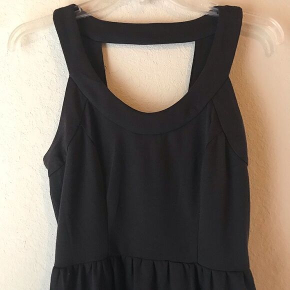 ALYN PAIGE Brown Fit and Flare Keyhole Back Dress - Picture 3 of 7